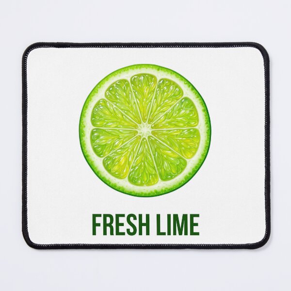 Item preview, Fresh Lime Citrus Slice - Modern Green Fruit Graphic designed and sold by Pollock.