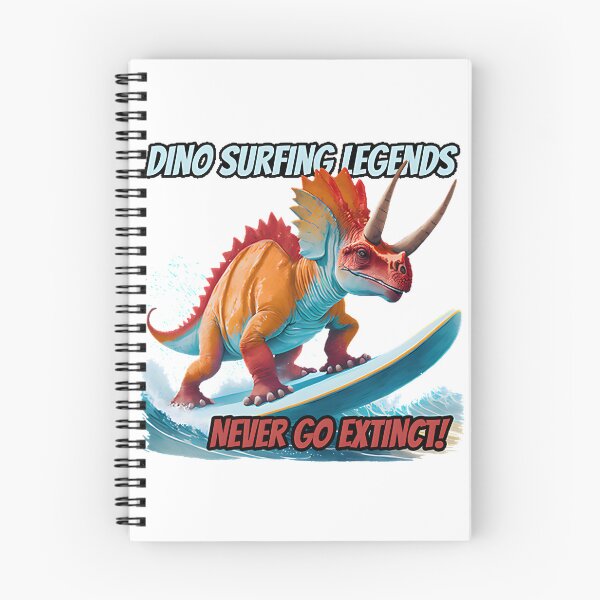 Item preview, Funny Dinosaur Surfing Design for Beach and Summer Lovers designed and sold by ItIsIsz.