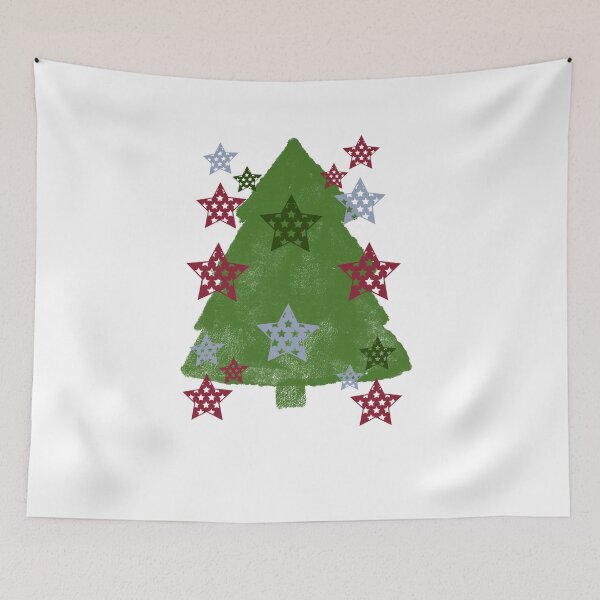 Item preview, Starry Christmas Tree - Astonished Cat Company designed and sold by AstonishedCatCo.