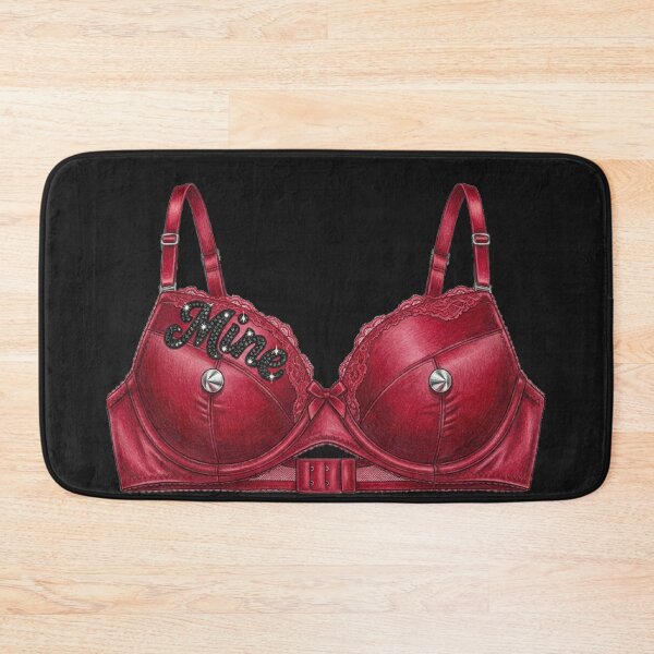 Item preview, Red Leather Bra Mine Aesthetic designed and sold by MaRCAStro.