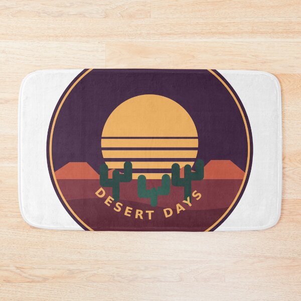Item preview, Desert Days - Retro Cactus Sunset Badge designed and sold by Mooncap Studio.