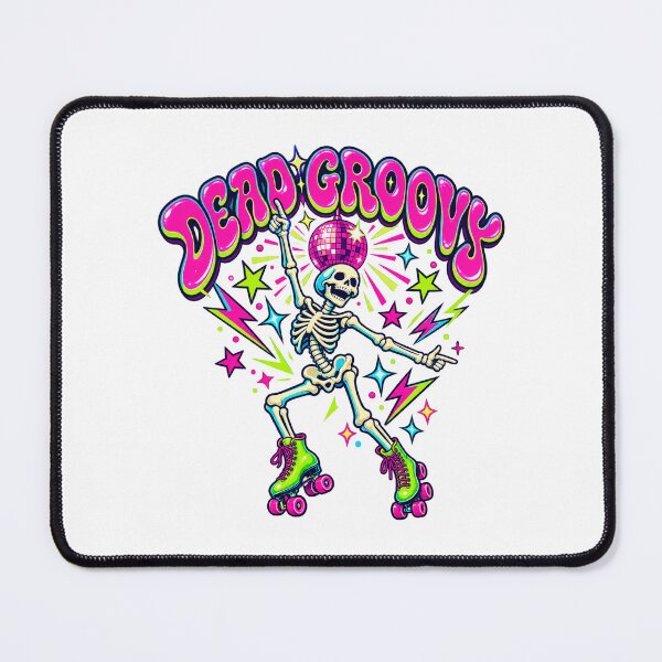 Item preview, Dead Groovy Roller Skating Skeleton Halloween designed and sold by sasaPRO.