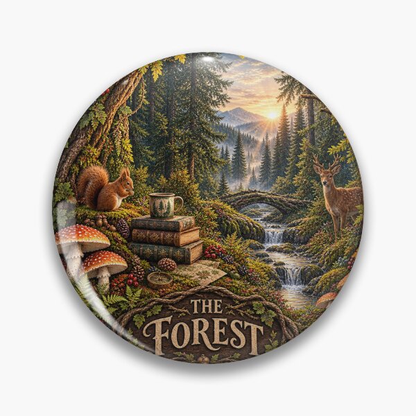 Item preview,  The Forest – Enchanted Woodland Nature Design designed and sold by Scarlett-Goods.