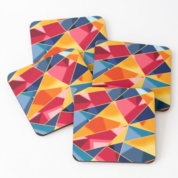 Item preview, Colourful Geometric Triangles designed and sold by Andrew  Hitchen.