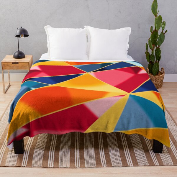 Item preview, Colourful Geometric Triangles designed and sold by Andrew Hitchen.