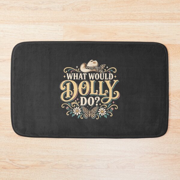 Item preview, Inspirational What Would Dolly Do Motivational Quote Design designed and sold by Smith Rahul.