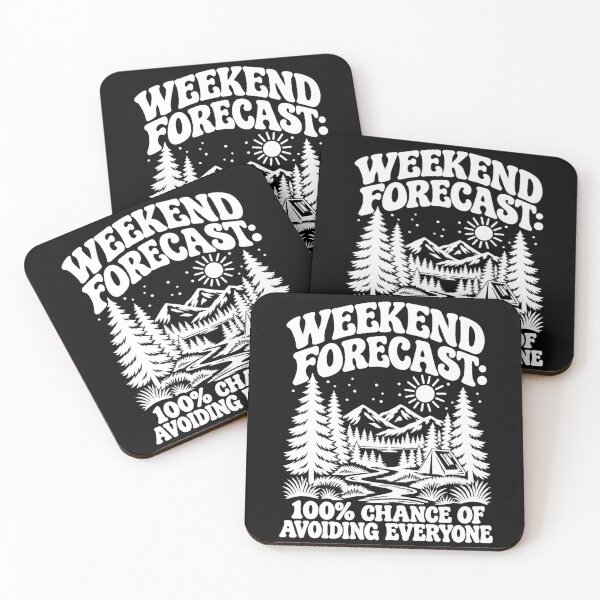 Item preview, Weekend Forecast 100% Chance of Avoiding Everyone designed and sold by HabitHouse Tees and Things.