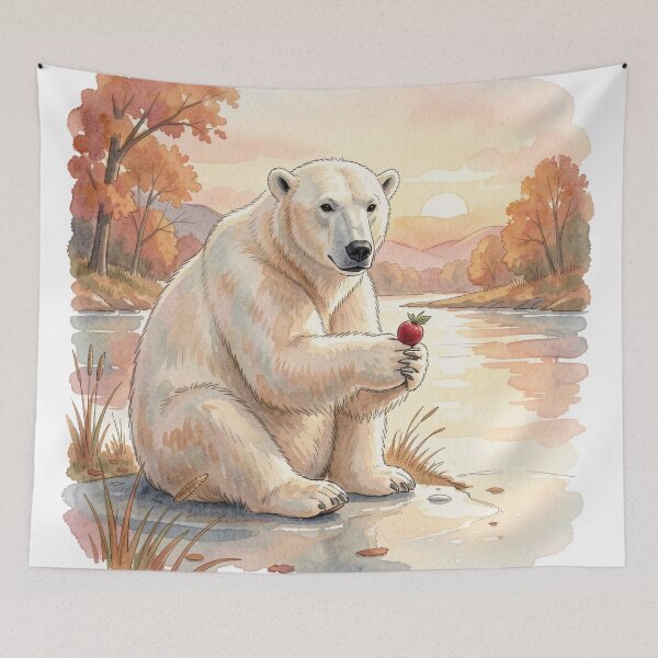 Item preview, Polar bear designed and sold by PrintLabStudio.