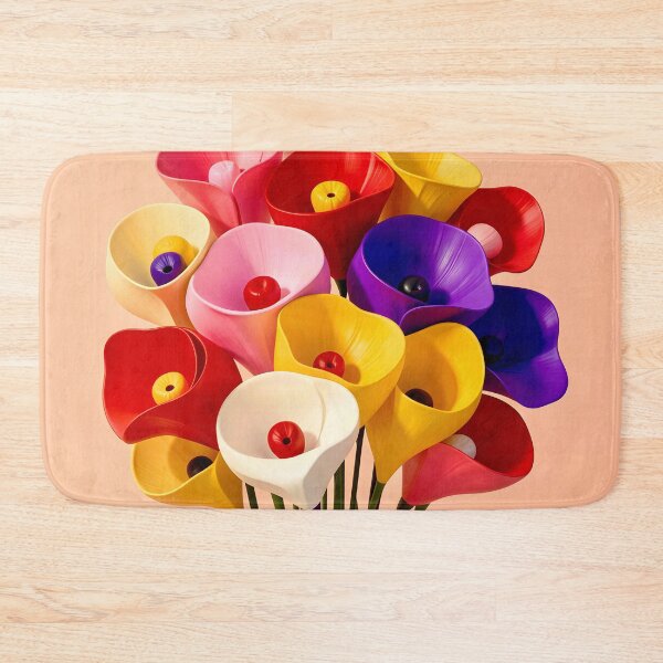 Item preview, Colorful Calla Lilies Bouquet  designed and sold by Vicky Brago-Mitchell®.