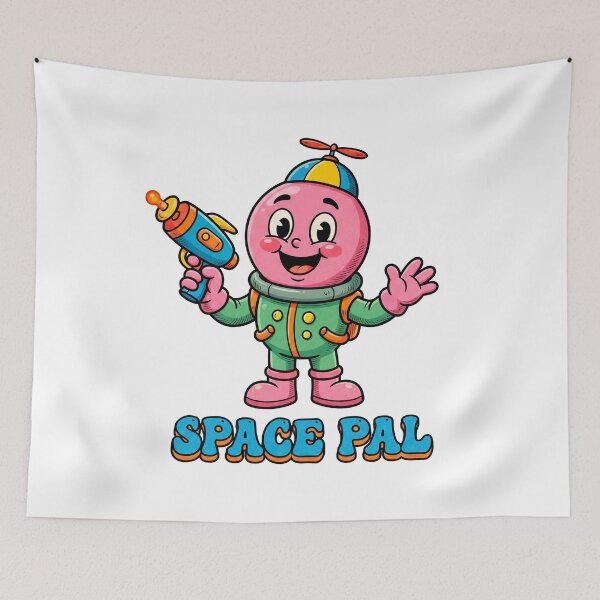 Item preview, Retro Space Pal Mascot designed and sold by Pollock.