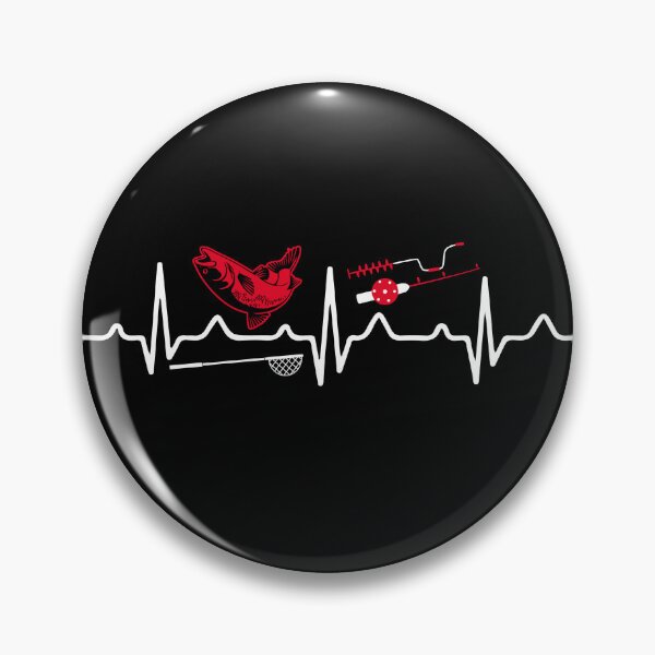 Item preview, HEARTBEAT WITH ICE FISHING, Winter Fishing  designed and sold by MalwasBasket.