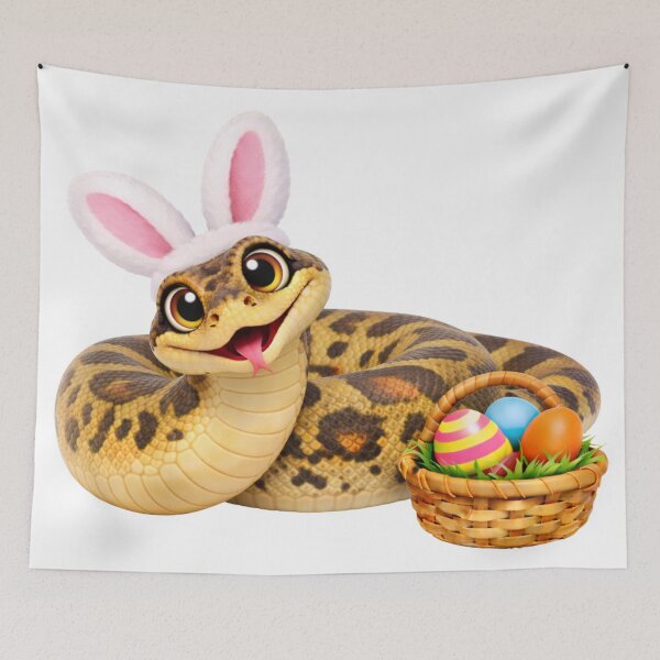Item preview, Cheerful Bolivian Anaconda Easter designed and sold by Sillytoe.