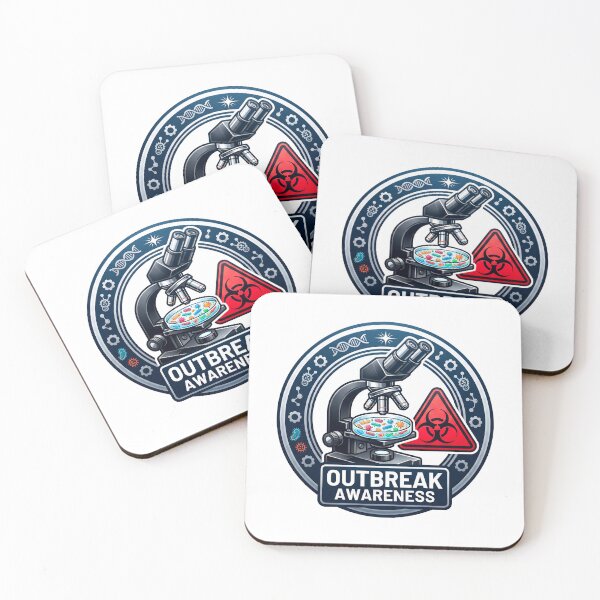 Item preview, Microscope Science Lab - Outbreak Awareness Art designed and sold by Pollock.