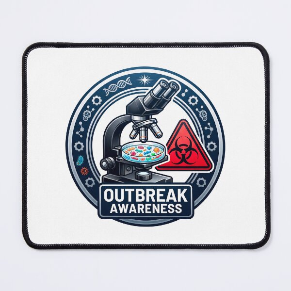 Item preview, Microscope Science Lab - Outbreak Awareness Art designed and sold by Pollock.