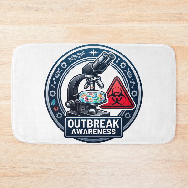 Item preview, Microscope Science Lab - Outbreak Awareness Art designed and sold by Pollock.