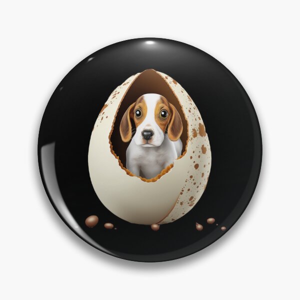 Item preview, Cute Beagle Puppy in Cracked Egg – Easter Dog Art designed and sold by Apex Designs.