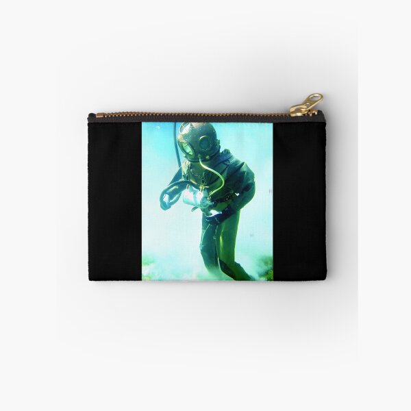 Item preview, Waterscapes Deep Sea Diver Artistic Underwater Exploration Design designed and sold by KratosAurion400.