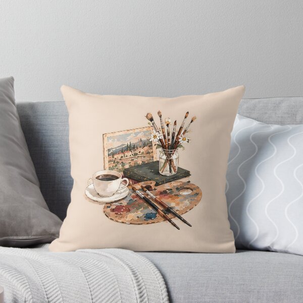 Item preview, Artist's Coffee – Palette & Paintbrush designed and sold by KWW SHOP.