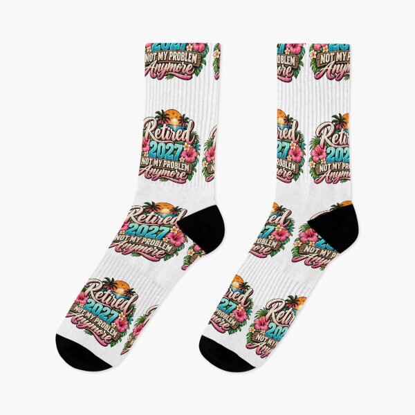 Item preview, Retired 2027 Not My Problem Anymore Funny Retirement Floral Retirement Humor designed and sold by 76Valeria.