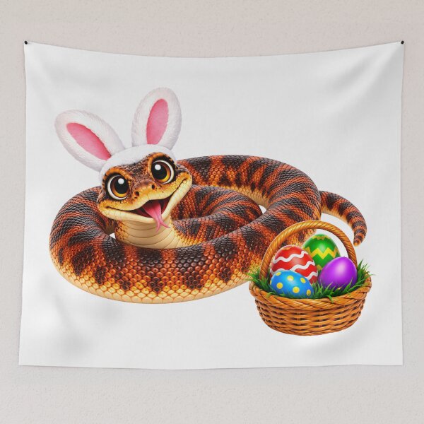 Item preview, Colourful Calabar Python Easter designed and sold by Sillytoe.