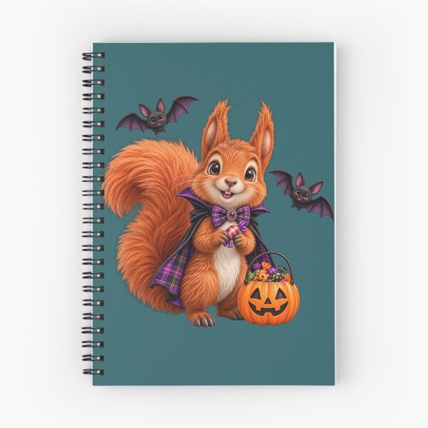 Item preview, Cute Scottish Red Squirrel Halloween Trick or Treater designed and sold by MaedK.