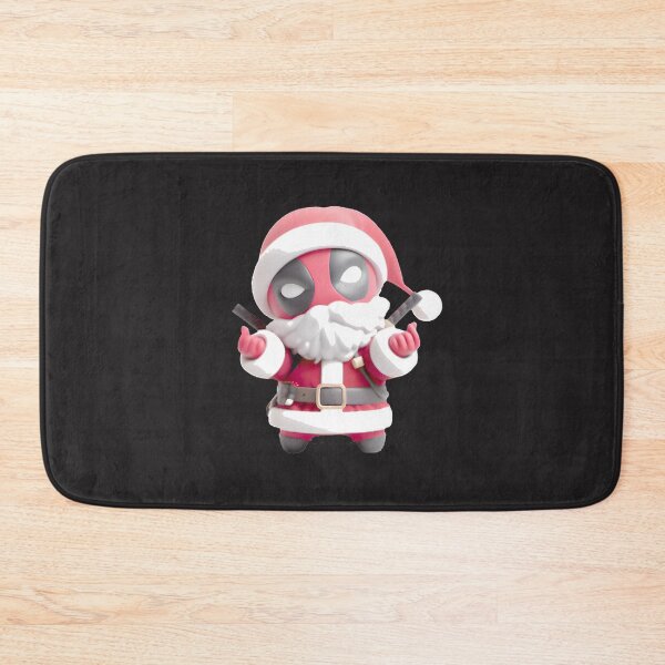 Item preview, Deadpool Inspired Character Wearing a Festive Christmas Hat Holiday Design designed and sold by Estélle Foncé.