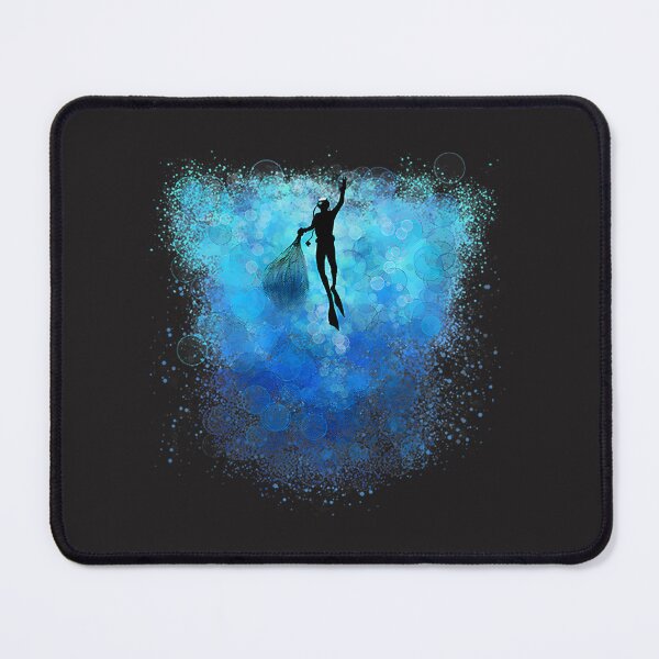 Item preview, Deep Diver Garbage Collector Underwater Ocean Cleanup Illustration designed and sold by KratosAurion400.