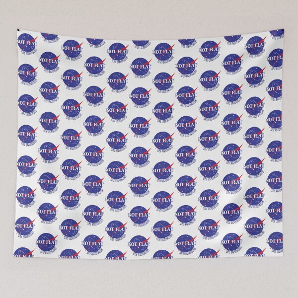 Item preview, NASA Inspired Space Design - Flat Earth Myth Debunked with Science designed and sold by beefpants.