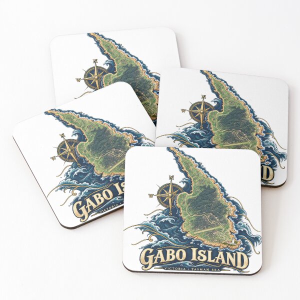 Item preview, Gabo Island Nautical Map Emblem designed and sold by Colin Dixon.