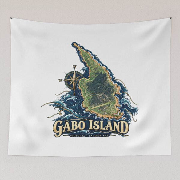 Item preview, Gabo Island Nautical Map Emblem designed and sold by Colin Dixon.