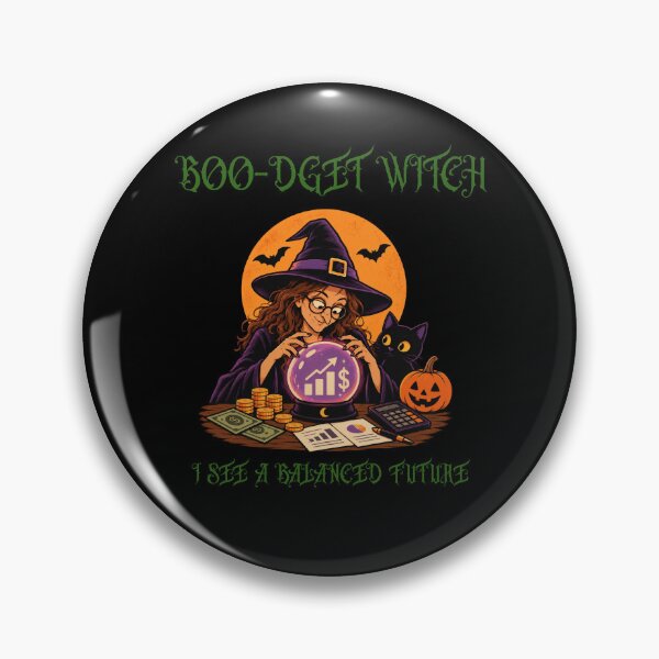 Item preview, Boo-dget Witch I See a Balanced Future  designed and sold by ivonova.