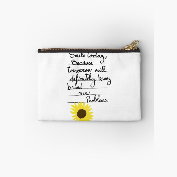 Item preview, Smile Today Brand New Problems Funny Sarcastic Sunflower designed and sold by Qeotesfromheart.