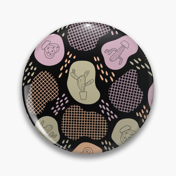 Item preview, cactus abstract multicolor pattern designed and sold by cutecrazytshirt.