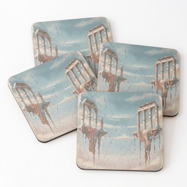 Item preview, The Floating Forum of Pompeii: Ambient House - Surreal Tech Art designed and sold by codex antique.