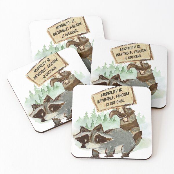 Item preview, La mortalidad es inevitable, el fascismo es opcional. designed and sold by trewimas.