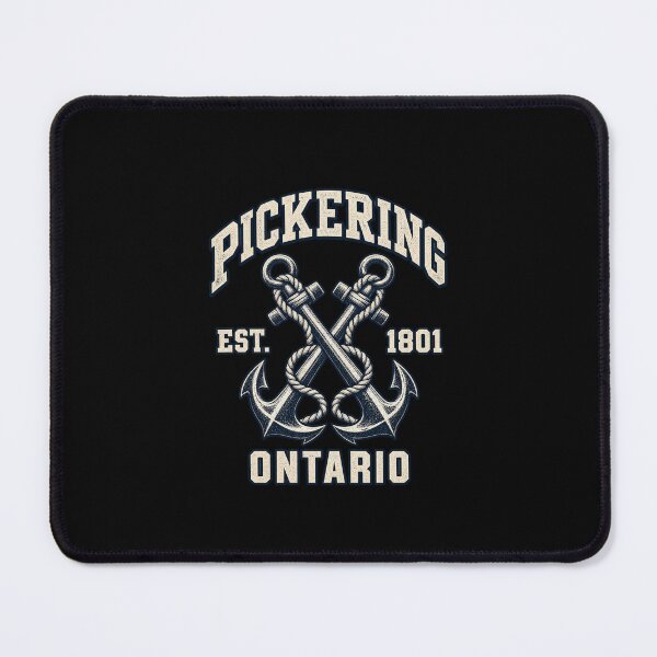 Item preview, Pickering Ontario Vintage Crossed Boat Anchor Nautical Graphic designed and sold by Whirx.
