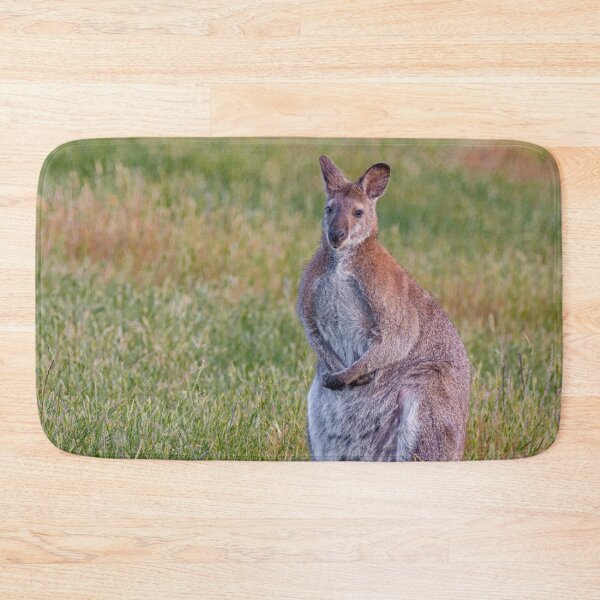 Item preview, Wallaby Standing Alert in a Grassy Field designed and sold by Twisted Light Images.