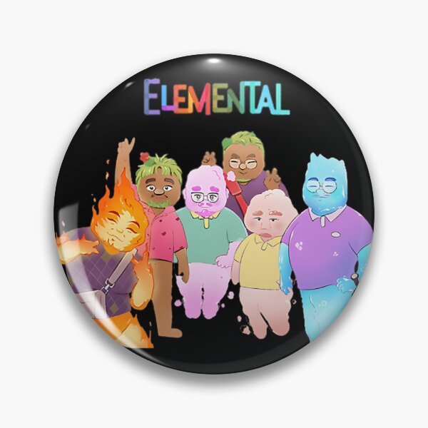 Item preview, Elemental Inspired Movie Artwork Featuring Fire, Water, Earth, and Air Elements designed and sold by HikariArt.
