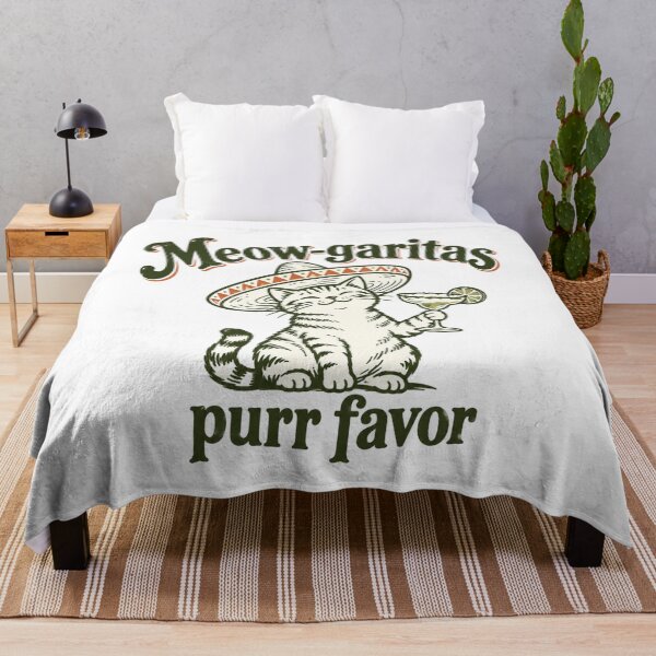 Item preview, Meow-garitas Purr Favor designed and sold by CampAndCoast.