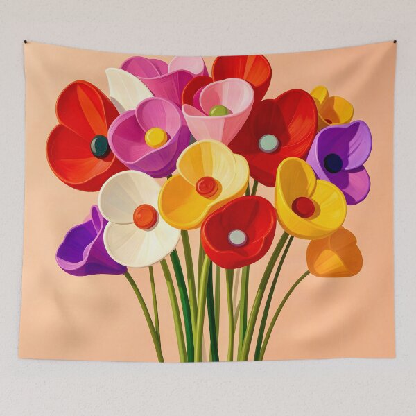 Item preview, Vibrant Floral Bouquet  designed and sold by Vicky Brago-Mitchell®.