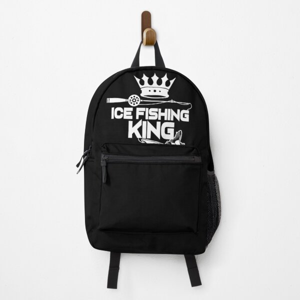 Artikelvorschau, Ice Fishing King, Winter Fishing Shirt entworfen und verkauft von MalwasBasket.