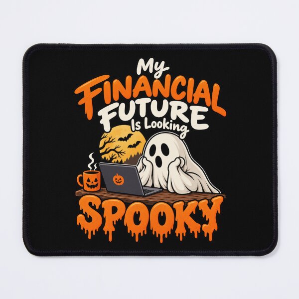 Item preview, My Financial Future Is Looking Spooky Halloween Ghost T-shirt designed and sold by ivonova.