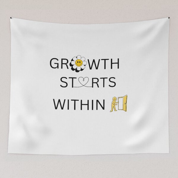 Item preview, GROWTH STARTS WITHIN designed and sold by SunMoonPeace.