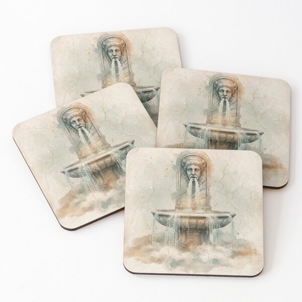 Item preview, The Data Stream Fountain: Ambient House - Surreal Tech Art designed and sold by codex antique.