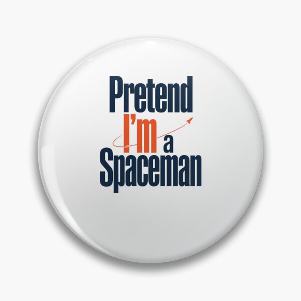 Artikelvorschau, Stell dir vor, ich bin ein Astronaut – Halloween-Design mit orangefarbener Rakete entworfen und verkauft von BearLoveDesign.