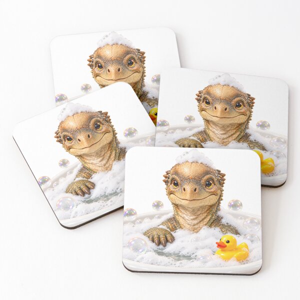 Item preview, Cheerful Pachycephalosaurus Bubble Bath designed and sold by Sillytoe.