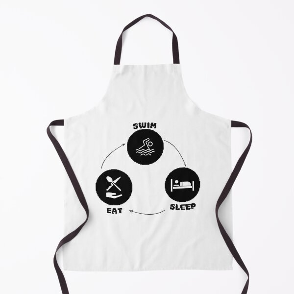 Item preview, Swim Sleep Eat Repeat Minimalist Lifestyle Design for Swimming Enthusiasts designed and sold by Angelizen.