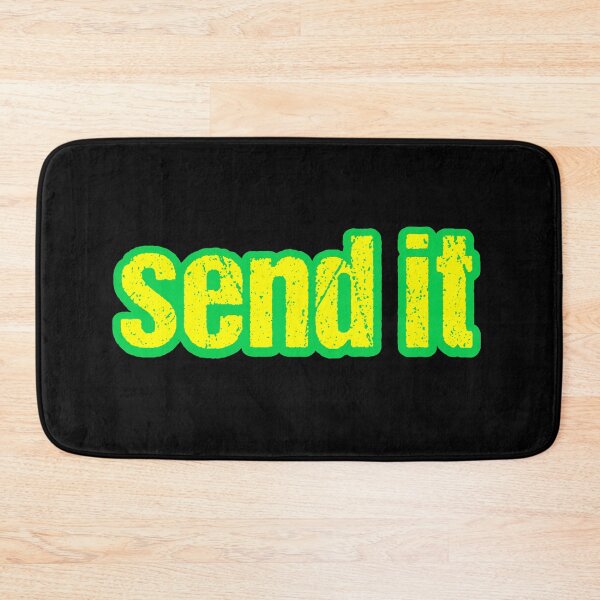 Item preview, Send it, Green Outline Gritty Typography  designed and sold by Memes N Lore .