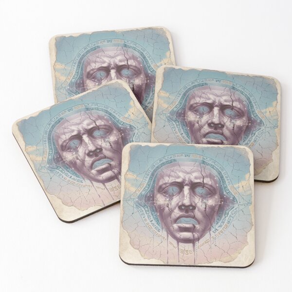 Item preview, The Echoing Mask: Ambient House - Surreal Tech Art designed and sold by codex antique.