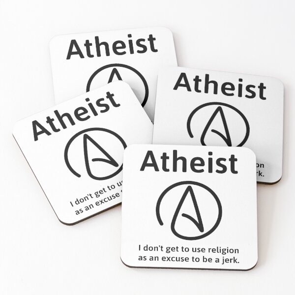 Item preview, Atheist I don’t get to use religion as an excuse to be a jerk. designed and sold by Rachel the Artist .